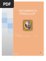 Informe 3 Movimiento Pendular