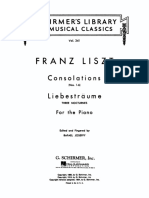 FLiszt Consolations and Liebesträume For The Piano LMC341