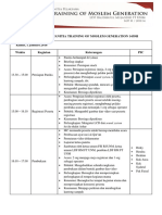 Matriks Acara Panitia (Kamis)