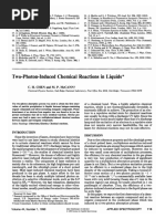 Two-Photon-Induced Chemical Reactions in Liquids : © 1990 Society For Applied Spectros