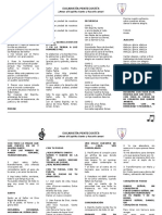 Esquema de Cantos Pentecostes 2018