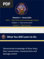 Module 3 - Naval Skills: Unit 1 - Ship Construction and Damage Control