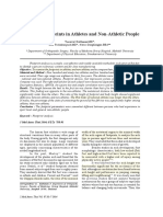 A Study of Footprints in Athletes and Non-Athletic People