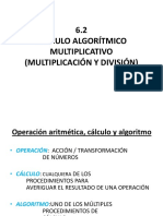 Algoritmos Multiplicativos