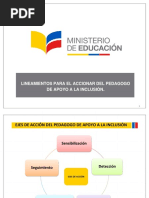 Lineamientos para El Accionar Del Pedagogo de Apoyo A La Inclusión