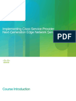 Implementing Cisco Service Provider Next-Generation Edge Network Services