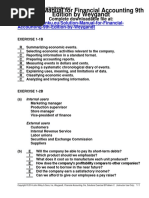Solution Manual For Financial Accounting 9th Edition by Weygandt
