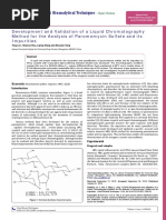 Development and Validation of A Liquid Chromatography Method For The Analysis of Paromomycin Sulfate and Its Impurities 2155 9872.1000102