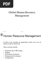 Global Human Resource Management