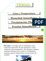 Grupo 3 Calor Humedad Temperatura Presipitacion Presion Atmosferica