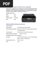 Impresora Matricial Epson LX