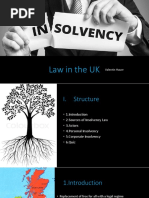 Insolvency Law in The UK