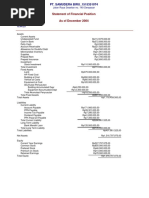 Standard Balance Sheet