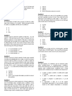 Physical Chemistry I (100 Items)