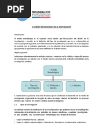 Diseño Metodologico de La Investigación