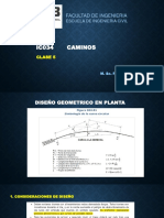 Caminos - Clase 5 - Diseño en Planta