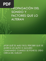 Propagación Del Sonido y Factores Que Lo Alteran