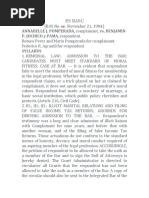 Pomperada v. Jochico y Pama, B.M. No. 68 (Resolution), (November 21, 1984), 218 PHIL 289-297