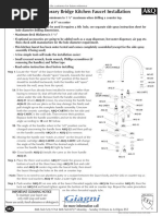 Giagni Dolo Bridge Kitchen Faucet With Spray Sc400bna INSTALL INSTRUCTIONS 335502