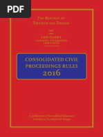 Consolidated Civil Proceedings Rules 2016