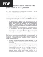 Fases de La Estratificación Del Proceso de Planificación de Una Negociación