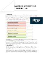 Investigacion de Accidentes e Incidentes