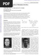 Synthesis and Applications of Rhodamine Derivatives As Uorescent Probes