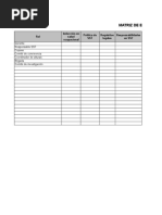 Matriz de Entrenamiento y Competencias