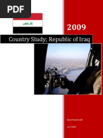 Iraq Country Study, 2007