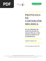 Protocolo de Contención Mecánica