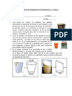 Comprobación de Mi Aprendizaje de Matemática Solidos Geométricos