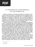 Casadesús Bordoy, Francesc José - A La Búsqueda Del Lector Perspicaz PDF