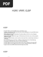 HSRP VRRP GLBP v2