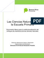 Las Ciencias Naturales en La Escuela Primaria