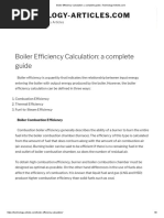 Boiler Efficiency Calculation - A Complete Guide