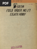 WWII 8th Army Report