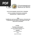 Diseño de Un Plan Haccp para El Proceso de Elaboración de Queso Tipo Panela en Una Industria Quesera 1333