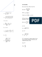 AP Statistics Formula Sheet: B P B A P