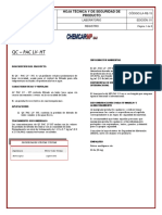 La - Re - 15 Hoja Tecnica y de Seguridad QC Pac LV HT