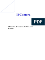 Ipcamera: HW Series Ip Camera PC Web User Manual