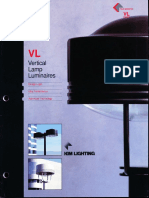 Kim Lighting VL Vertical Lamp Brochure 1993