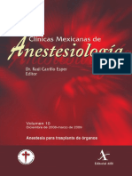 Anestesia para Trasplante de Organos CMA