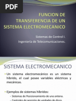 Funcion de Transferencia de Un Sistema Electromecanico