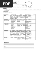 Rubrica Desastre Natural 3° Basico