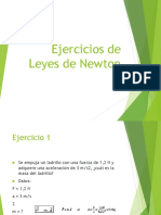 Ejercicios Leyes de Newton