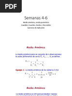 Media Armónica y Geométrica