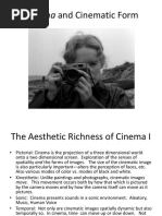 Cinema As A Form of Art