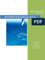 Informe de Potabilizacion de Agua Por Damian Lisitras