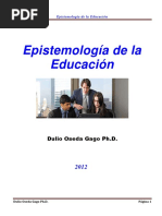 Oseda, D. - 2012 - Epistemología de La Educación