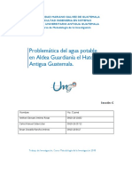 Proyecto de Investigacion Agua Potable